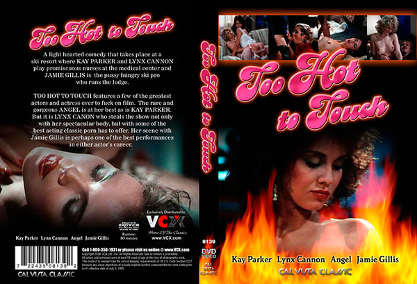 Too Hot To Touch VCX - Classic Reprinted DVD with Plain White or Silve Face, Shipped in White Sleeve