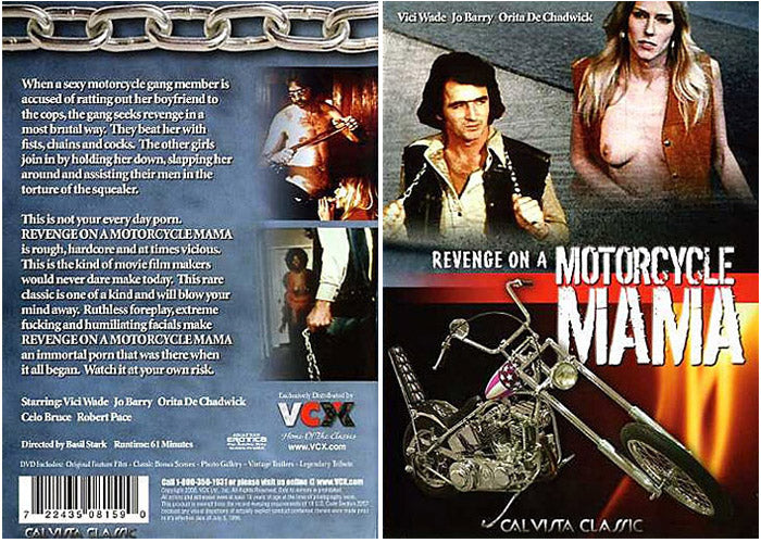 Revenge On A Motorcycle Mama VCX - Classic Sealed DVD - Active