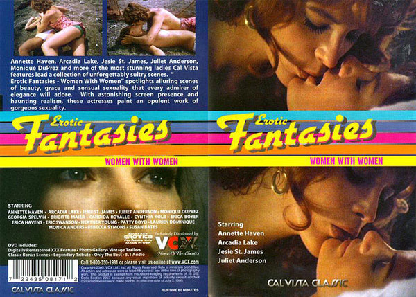 Erotic Fantasies: Women With Women VCX - Classic Factory Sealed DVD
