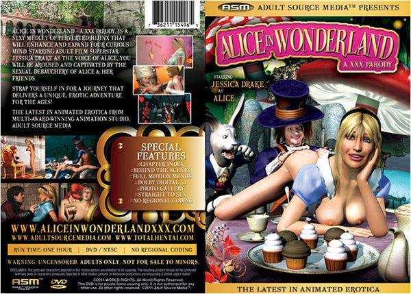 Alice In Wonderland: A XXX Parody ASM - High End Animation Factory Sealed DVD