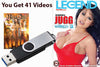 41 Legend Videos on a USB Flash Drive.  This is for your computer.