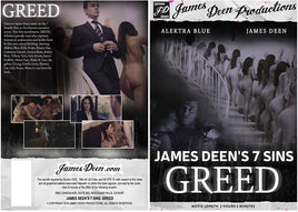 James Deen's 7 Sins: Greed James Deen - Gonzo Sealed DVD - Active