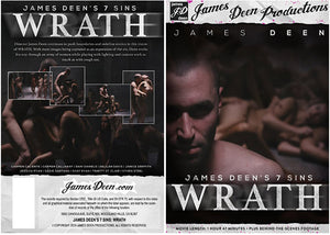 James Deen's 7 Sins: Wrath James Deen - Gonzo Sealed DVD - Active (Means Still in Stock from the Studio)