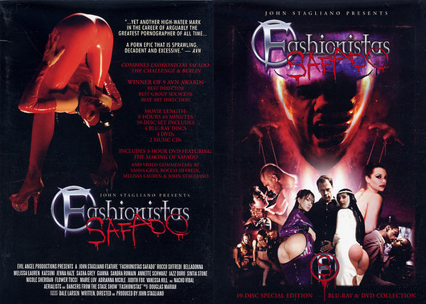 Fashionistas Safado Blu-Ray & DVD Collector's Set (10 Disc Set) - Evil Angel