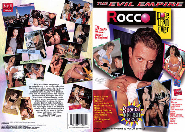 Rocco More Than Ever 1 Evil Angel - Sale Factory Sealed DVD