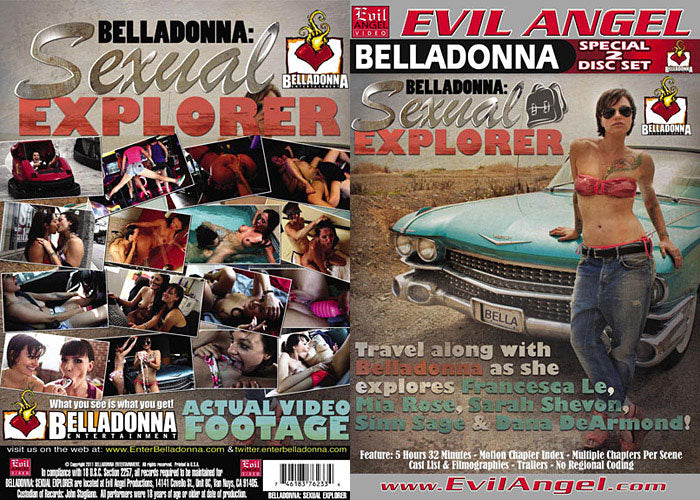 Belladonna: Sexual Explorer (2 Disc Set) Evil Angel - Sale Sealed DVD Direct from the Manufacturer