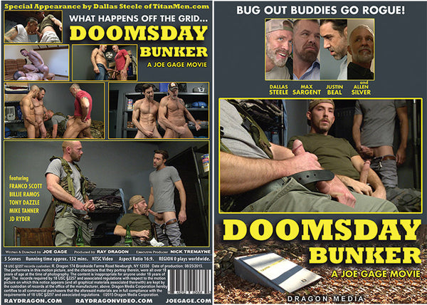 Doomsday Bunker Dragon Media - Gay Factory Sealed DVD