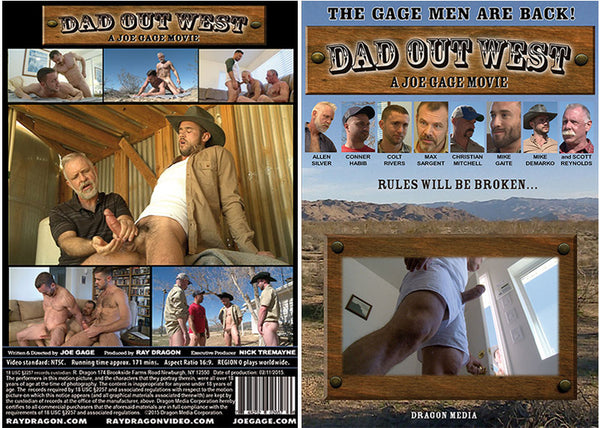 Dad Out West Dragon Media - Gay Factory Sealed DVD