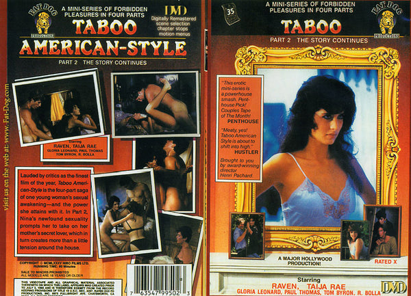 Taboo American Style 2 Fat Dog Factory Sealed DVD