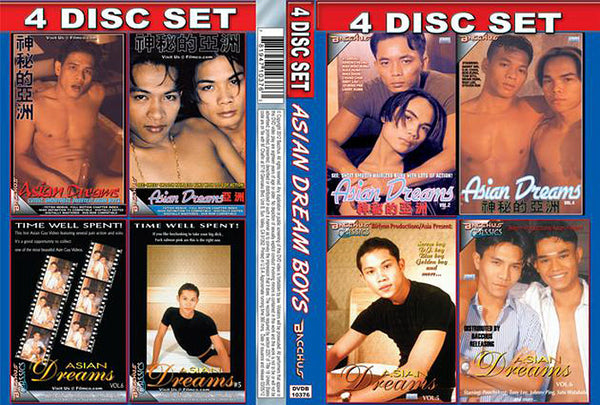 4 Pk Asian Dream Boys (4 Disc Set) - Bacchus 4 Pk  Gay