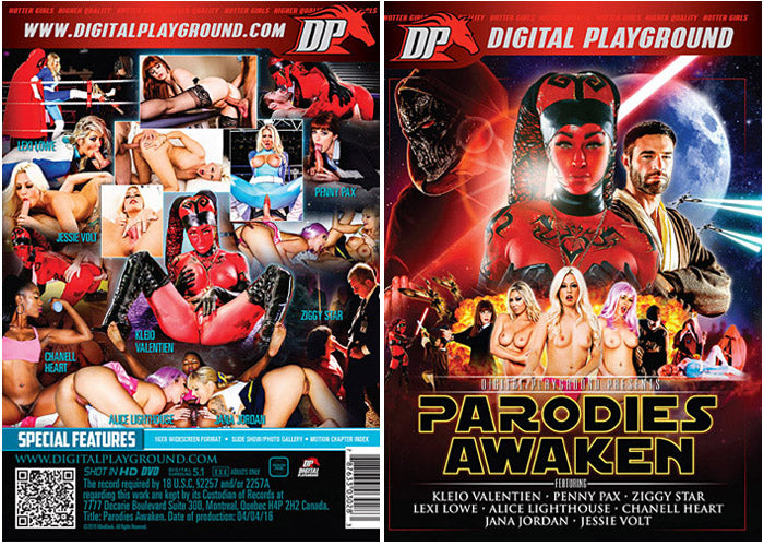 Parodies Awaken 1 Digital Playground - Parody Sealed DVD - Active