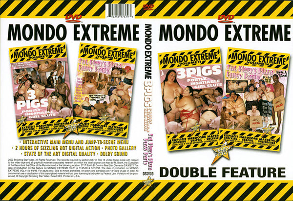 *Mx The Three Pigs & Fat Piggies Pizza Pussy Party Shooting Star - Specialty Factory Sealed DVD - Clearance Price