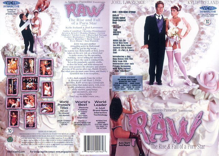 Raw: The Rise & Fall Of A Porn Star VCA - Feature Reprinted DVD, Plain Disc, No Case, No Cover, Shipping in Sleeve.  For the Customer That Wants the Video, This Has No Resale Value