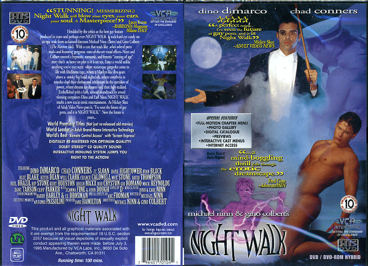 Night Walk His DVD - Gay Factory Sealed DVD - Active