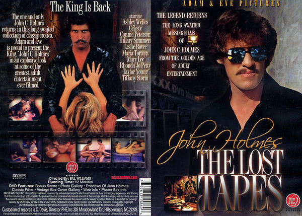 John Holmes The Lost Tapes Adam & Eve - Catalog Original DVD, Cover with Case Unsealed