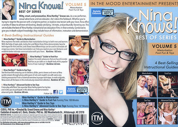 Nina Knows! Best Of Series 5 (2 Disc Set) Adam & Eve Factory Sealed DVD