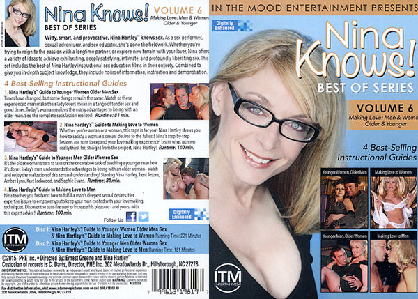 Nina Knows! Best Of Series 6 (2 Disc Set) Adam & Eve Factory Sealed DVD