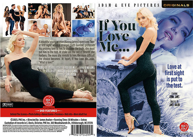 If You Love Me Adam & Eve - New Sealed DVD - Active