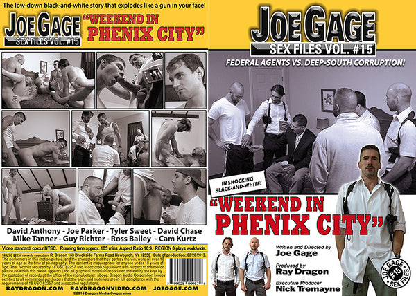Joe Gage Sex Files 15: Weekend In Phenix City Dragon Media - Gay Factory Sealed DVD