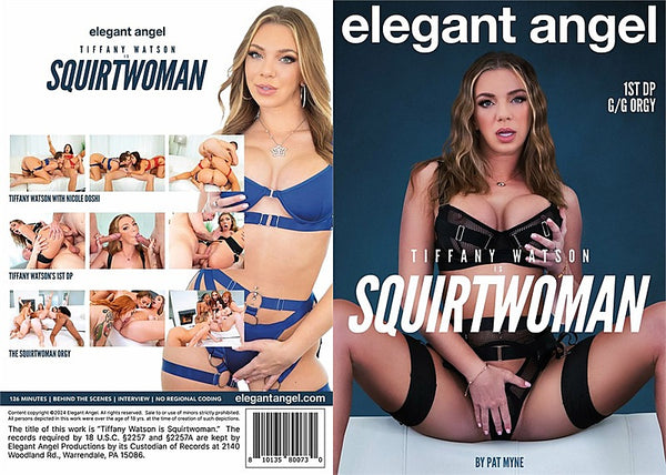 Tiffany Watson Is Squirtwoman Elegant Angel - 2023, 2024 Factory Sealed DVD