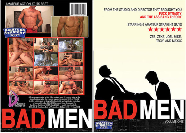 Bad Men 1 Amateur Straight Guys Factory Sealed DVD
