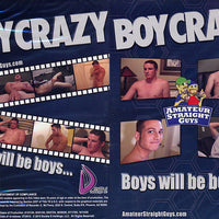 Boy Crazy Amateur Straight Guys Sealed DVD - Active