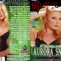 Playing With Aurora Snow 1 Anarchy Films - Gonzo Reprinted DVD in Sleeve