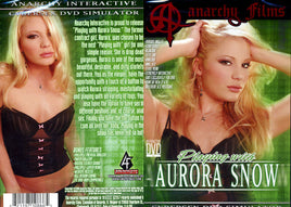 Playing With Aurora Snow 1 Anarchy Films - Gonzo Reprinted DVD in Sleeve