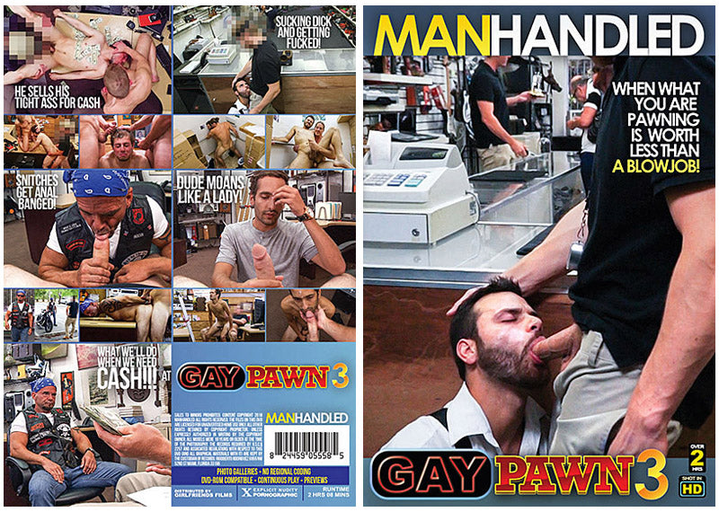 Gay Pawn 3 ManHandled - Gay - Sealed DVD Active
