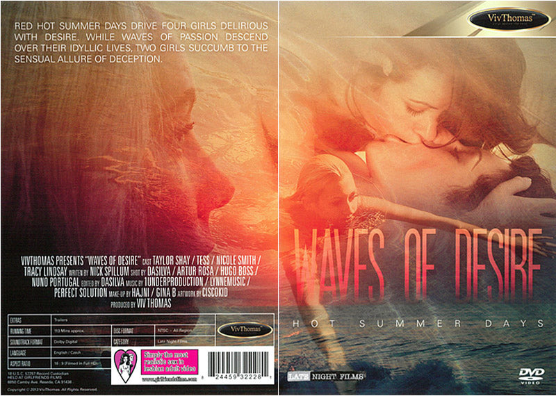 Waves Of Desire Viv Thomas - Lesbian - Sealed DVD Active