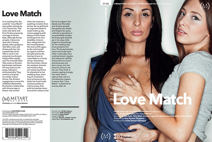 Love Match Viv Thomas - Lesbian - Sealed DVD Active