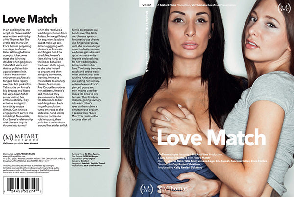 Love Match Viv Thomas - Lesbian Factory Sealed DVD - September Special