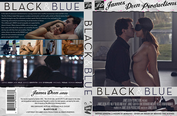 Black & Blue James Deen - Gonzo Sealed DVD, Active (Still Available from the Studio)