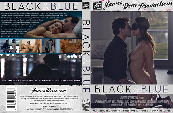 Black & Blue James Deen - Gonzo Factory Sealed DVD