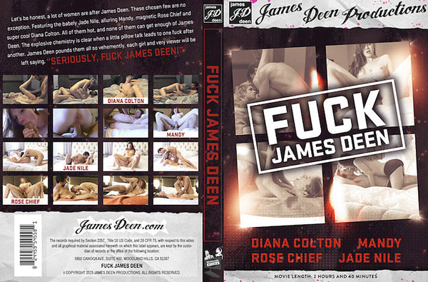 Fuck James Deen 1 James Deen - Gonzo Factory Sealed DVD