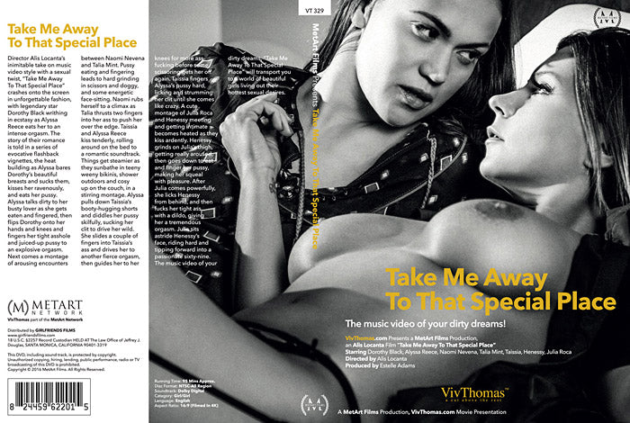 Take Me Away To That Special Place Viv Thomas - Lesbian Sealed DVD - Active (Means Still in Stock from the Studio)
