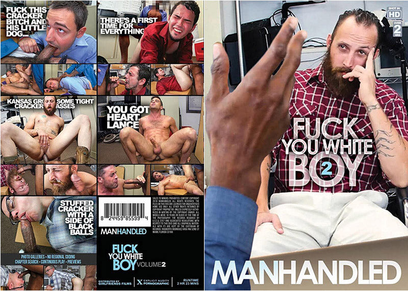 Fuck You White Boy 2 ManHandled - Gay - Sealed DVD Active
