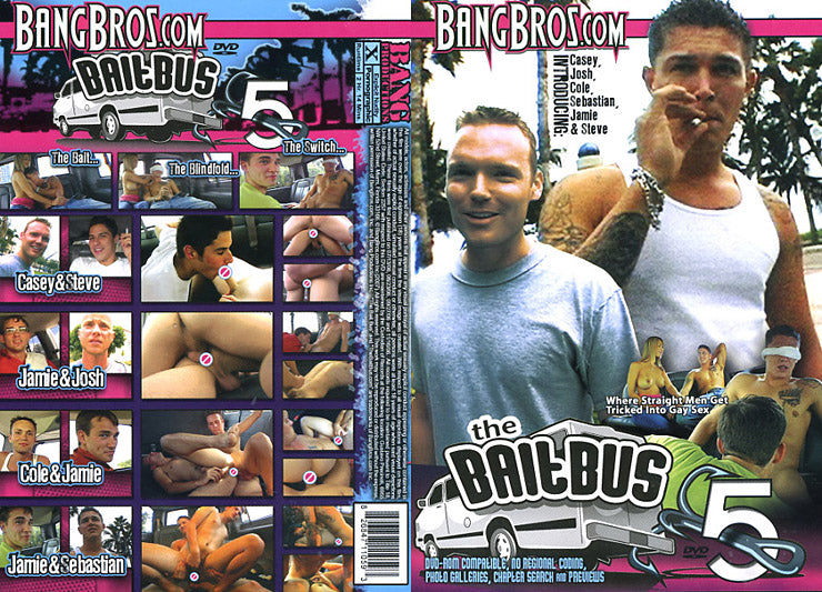 The Bait Bus 5 Bang Bros - Gay Sealed DVD - Discontinued