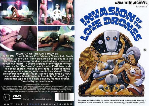 Invasion Of The Love Drones Alpha Blue Archives Factory Sealed DVD