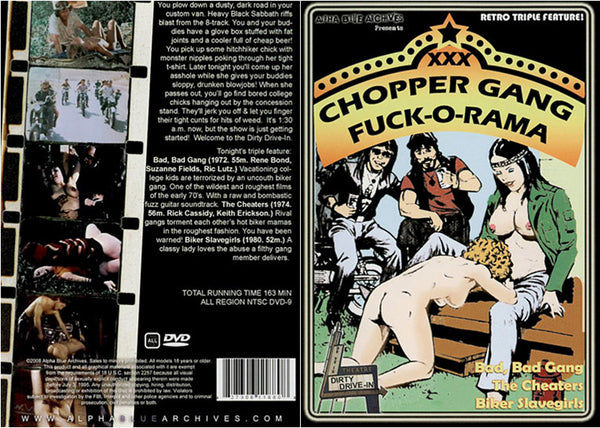 XXX Chopper Gang Fuck-O-Rama Alpha Blue Archives Factory Sealed DVD