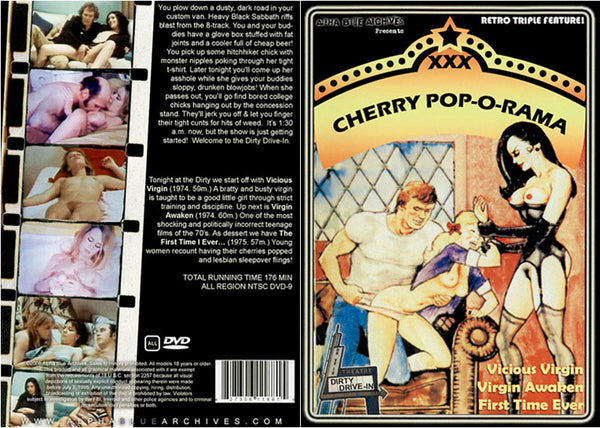 XXX Cherry Pop-O-Rama Alpha Blue Archives Factory Sealed DVD