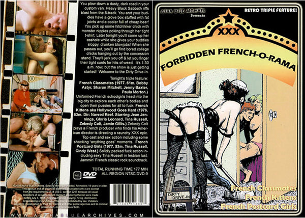 XXX Forbidden French-O-Rama Alpha Blue Archives MarchSpecial - Factory Sealed DVD Current