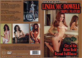 Linda McDowell Triple Feature Alpha Blue Archives Sealed DVD - Active