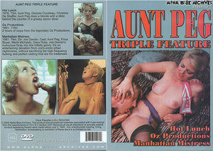 Aunt Peg Triple Feature Alpha Blue Archives Sealed DVD - Active (Means Still in Stock from the Studio)