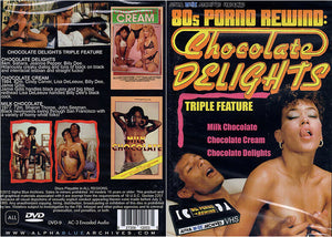 80s Porno Rewind: Chocolate Delights Triple Feature Alpha Blue Archives Sealed DVD April Studio Special