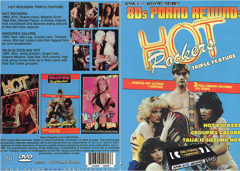 80s Porno Rewind: Hot Rockers Triple Feature Alpha Blue Archives Factory Sealed DVD - Active