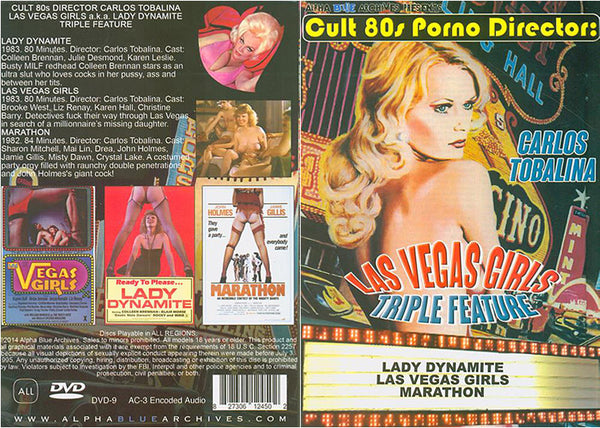 Cult 80s Porno Director: Las Vegas Girls Triple Feature Alpha Blue Archives MarchSpecial - Factory Sealed DVD Current