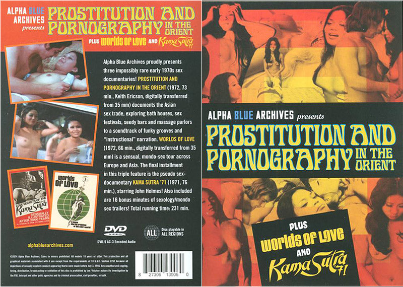 Prostitution And Pornography In The Orient Alpha Blue Archives Sealed DVD - Active (Means still in stock from the Studio)  - October Special