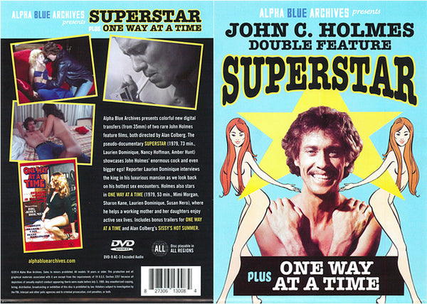 John Holmes Double Feature Superstar Plus One Way At A Time Alpha Blue Archives Factory Sealed DVD