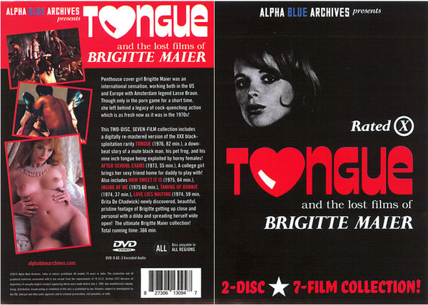 Tongue And The Lost Films Of Brigitte Maier (2 Disc Set) Alpha Blue Archives - Factory Sealed DVD Current